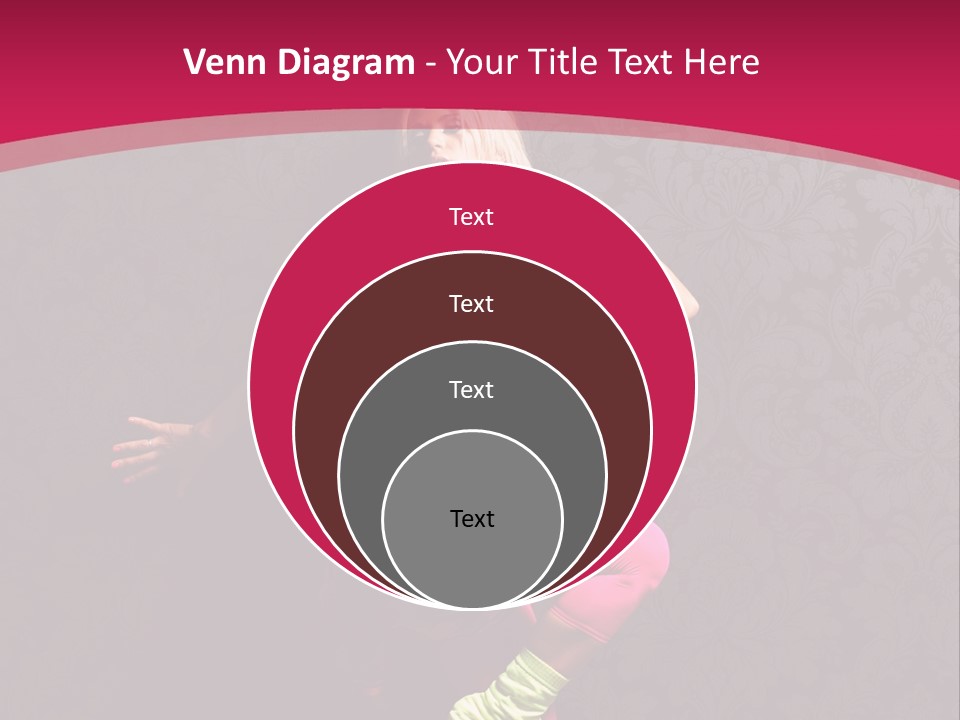 Heat Voluptuous Flirting PowerPoint Template