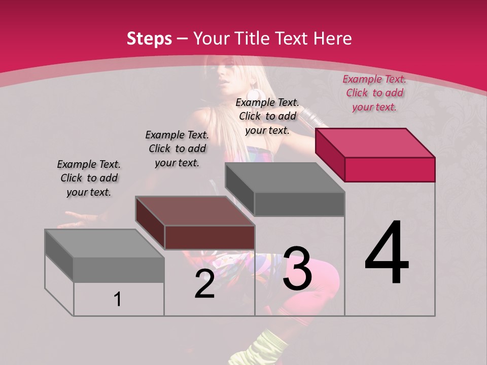 Heat Voluptuous Flirting PowerPoint Template