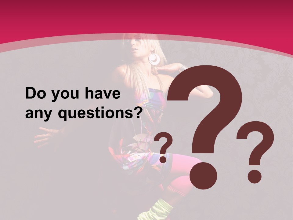 Heat Voluptuous Flirting PowerPoint Template