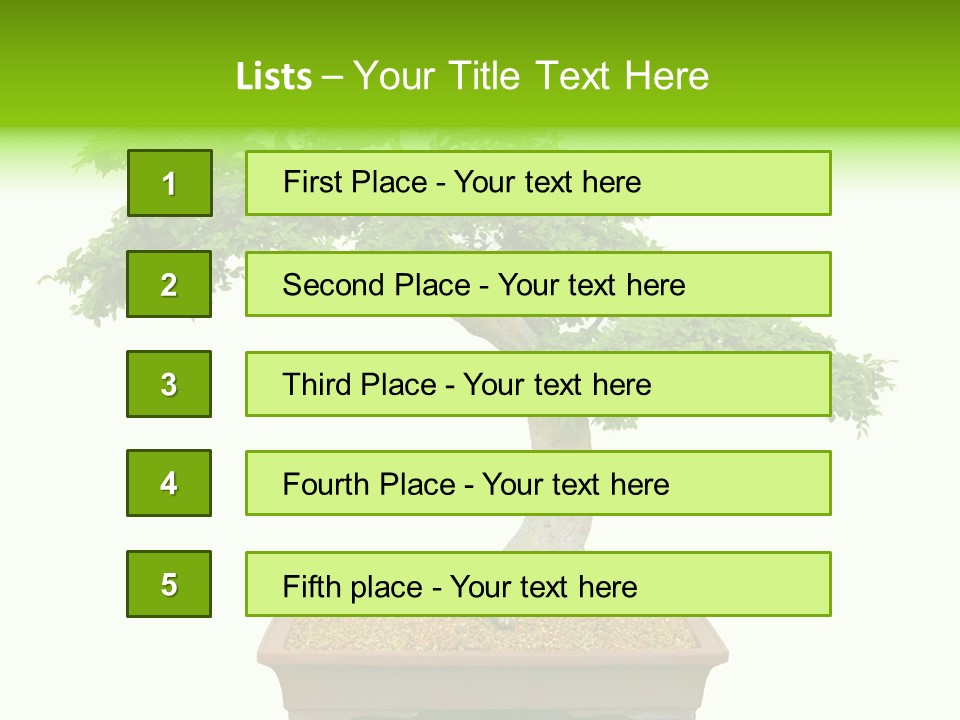 Flower Japan Plant PowerPoint Template