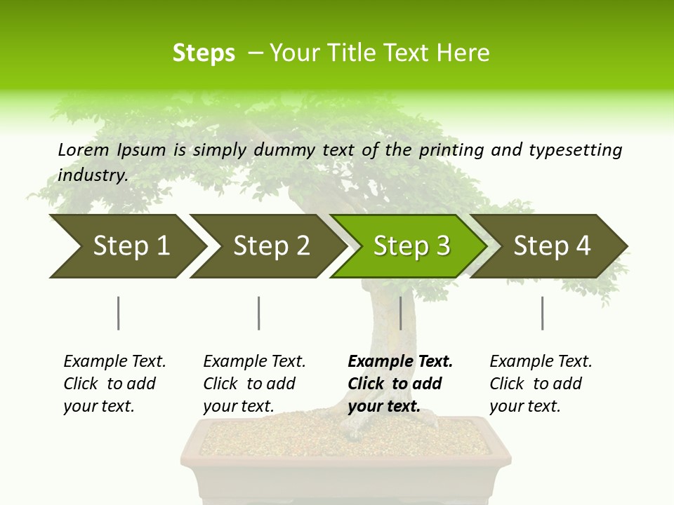 Flower Japan Plant PowerPoint Template