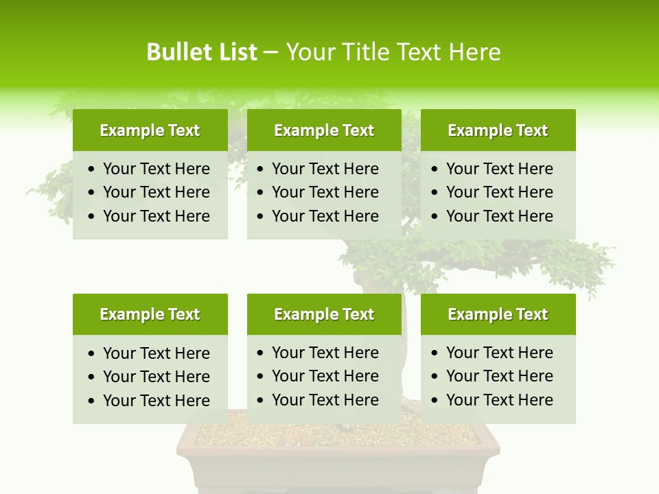 Flower Japan Plant PowerPoint Template