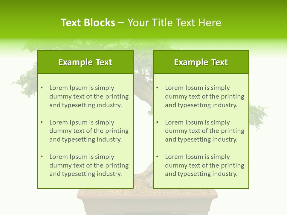 Flower Japan Plant PowerPoint Template
