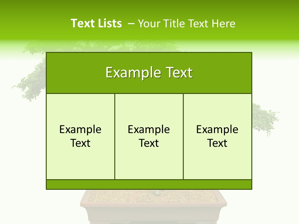 Flower Japan Plant PowerPoint Template