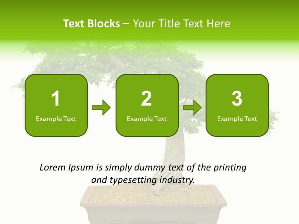 Flower Japan Plant PowerPoint Template