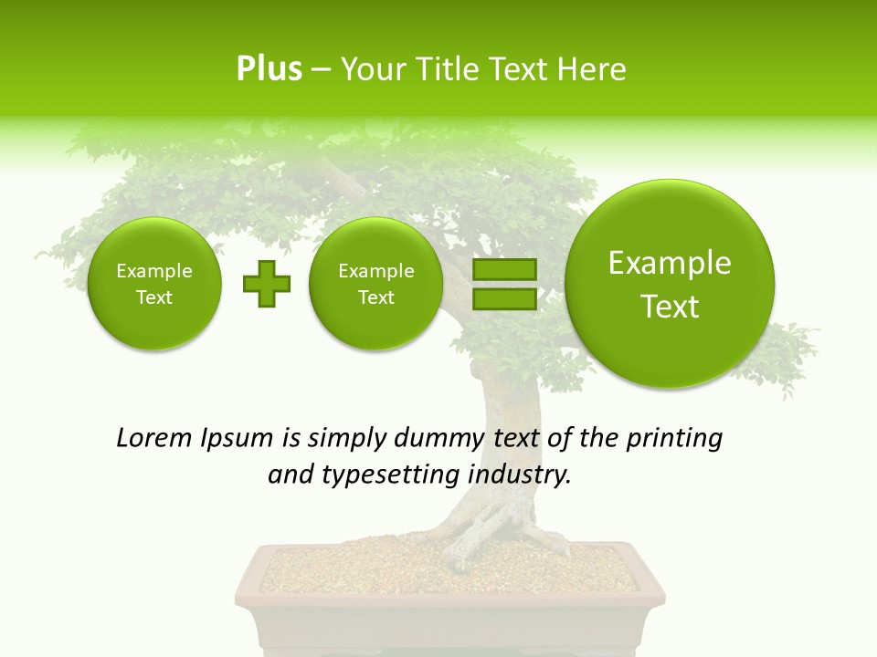 Flower Japan Plant PowerPoint Template