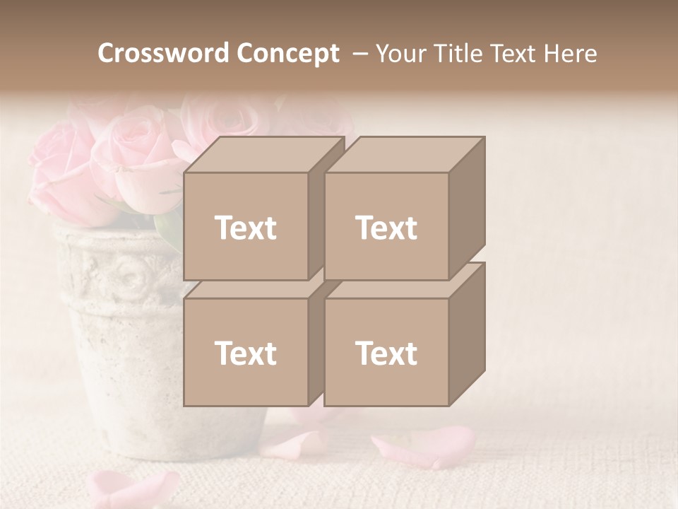 Rose Life Pink PowerPoint Template