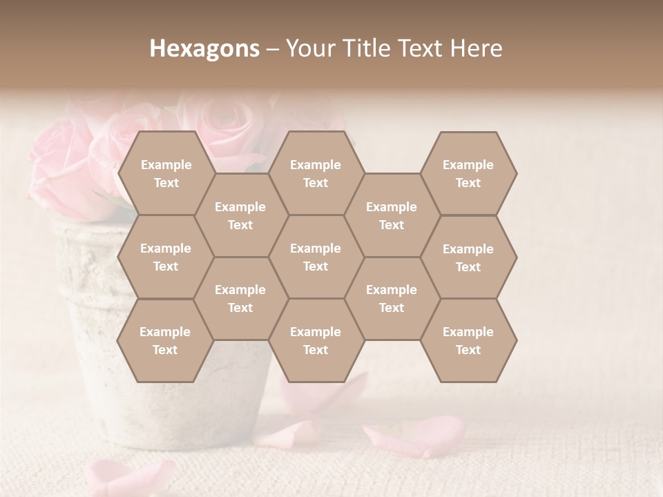 Rose Life Pink PowerPoint Template