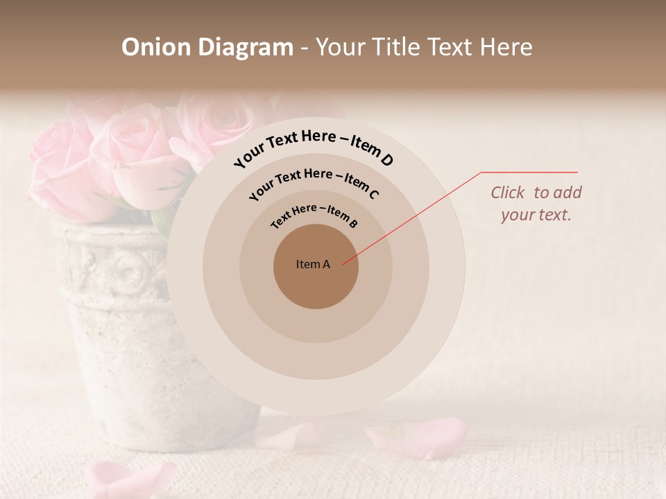 Rose Life Pink PowerPoint Template