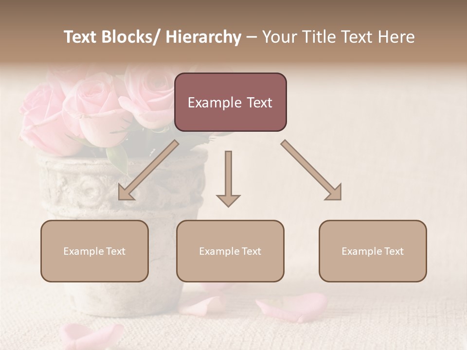 Rose Life Pink PowerPoint Template