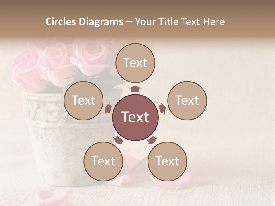 Rose Life Pink PowerPoint Template