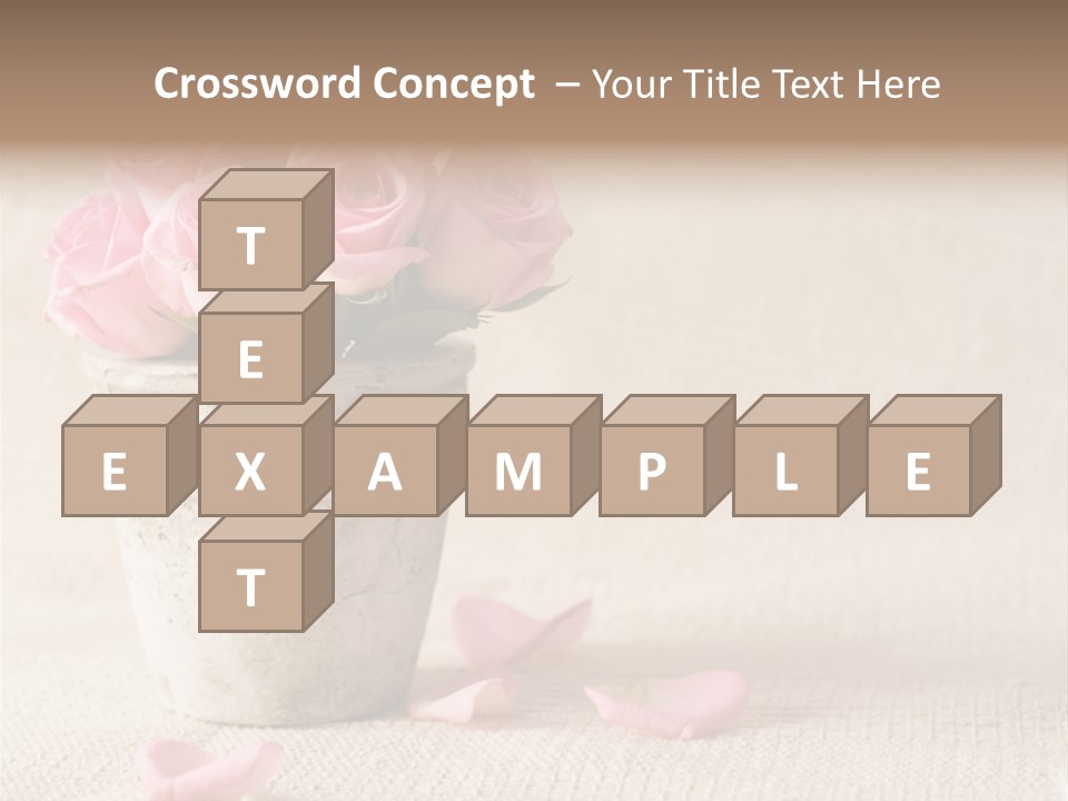 Rose Life Pink PowerPoint Template