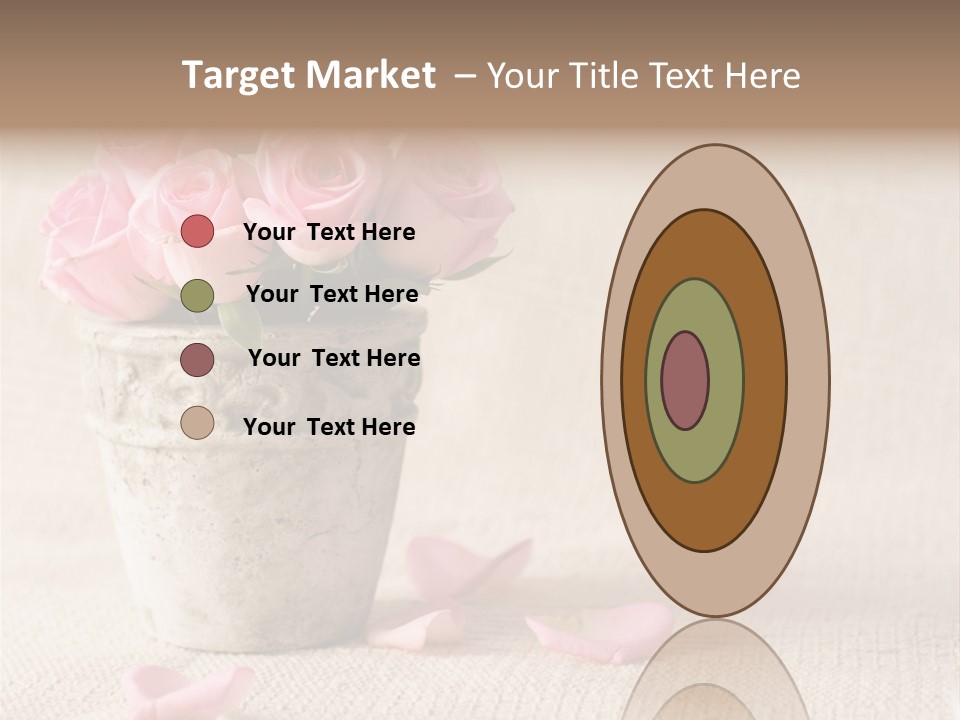Rose Life Pink PowerPoint Template