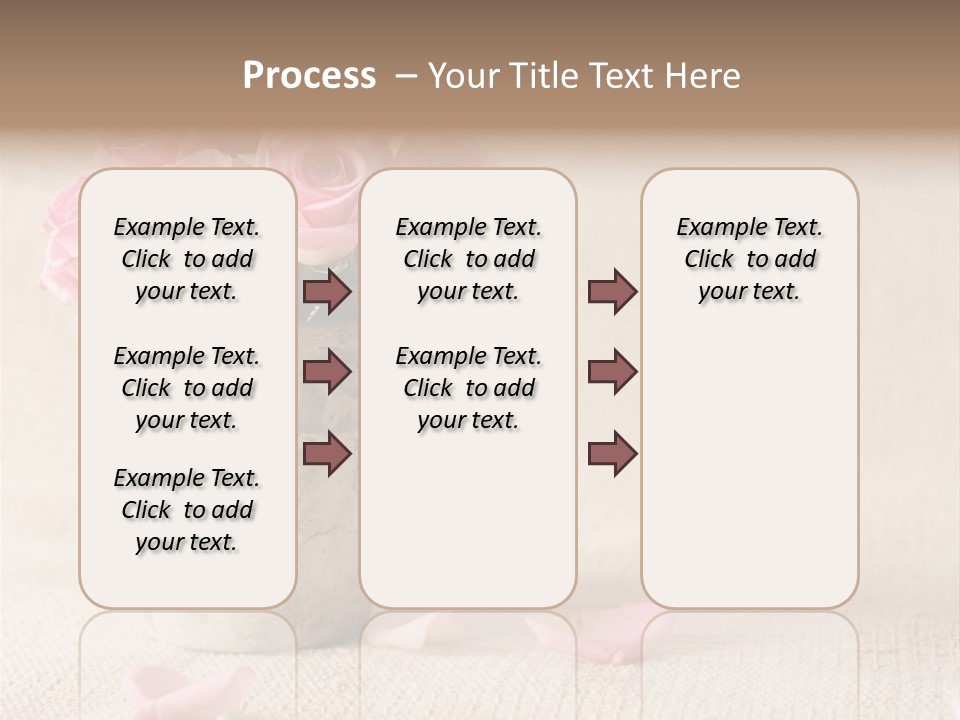 Rose Life Pink PowerPoint Template