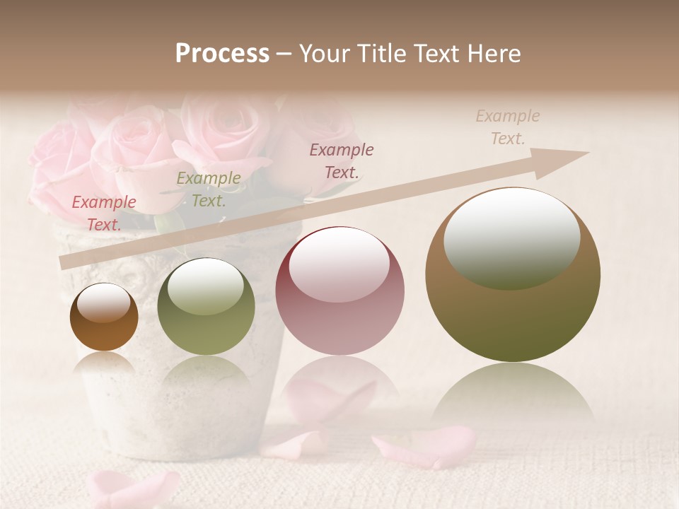 Rose Life Pink PowerPoint Template