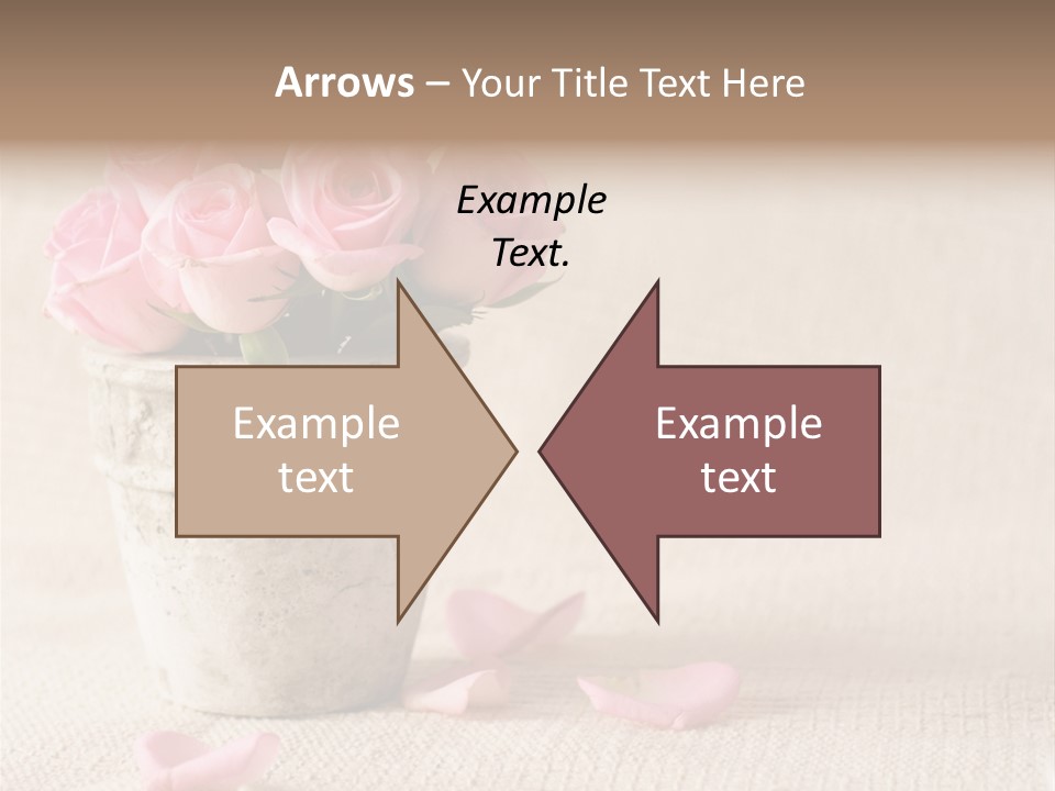 Rose Life Pink PowerPoint Template