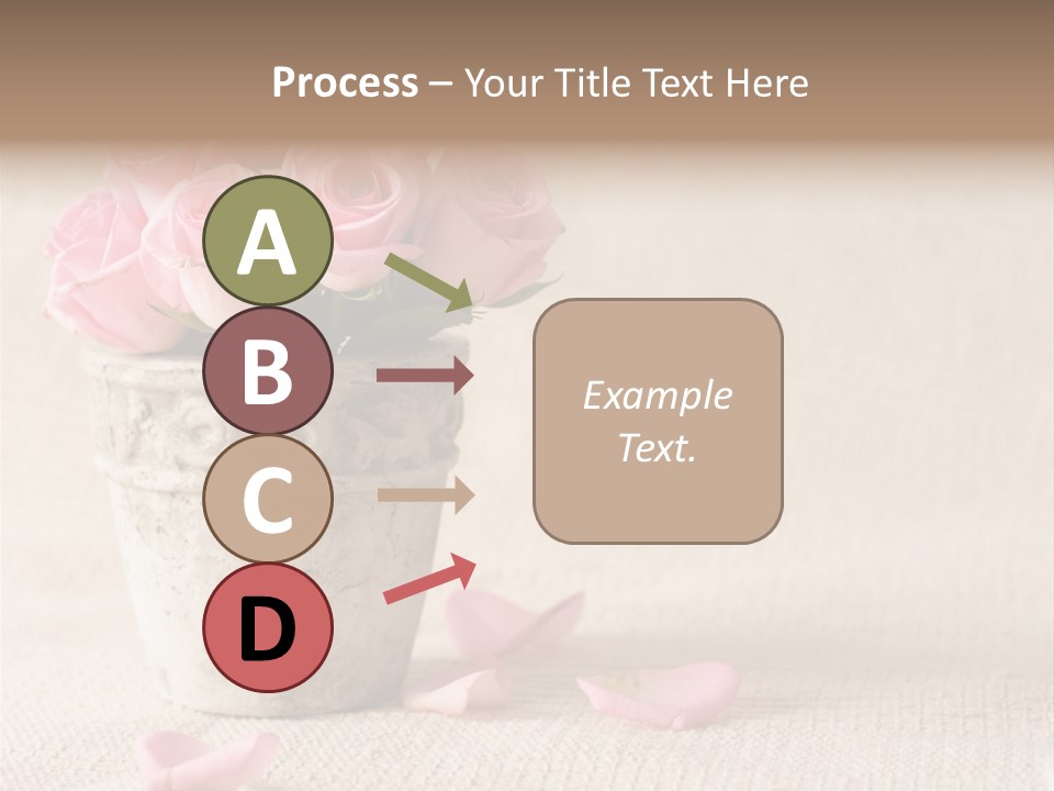 Rose Life Pink PowerPoint Template