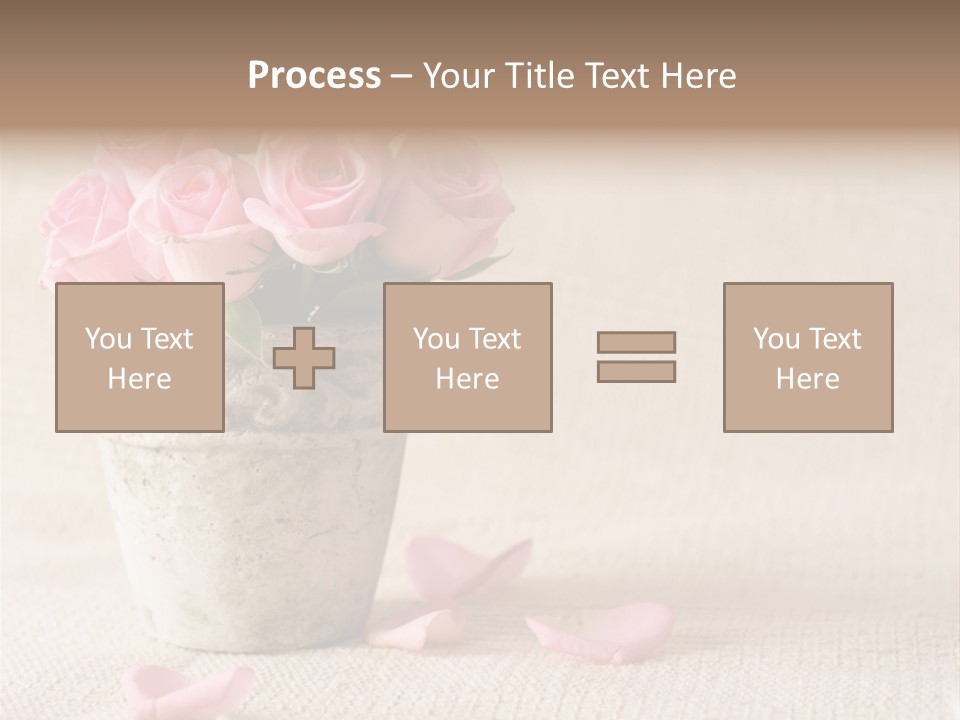 Rose Life Pink PowerPoint Template
