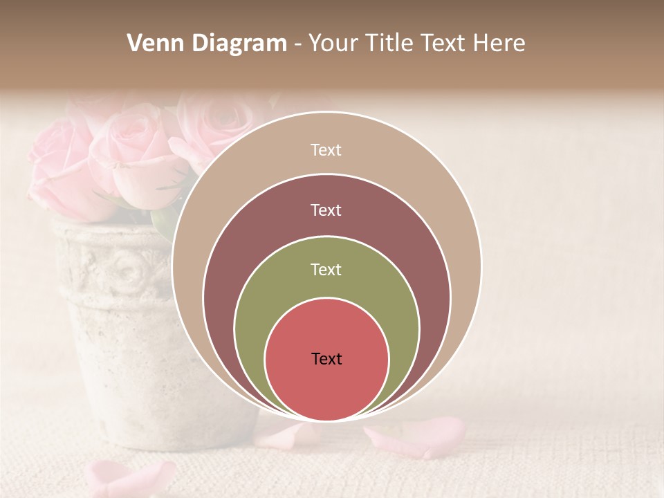 Rose Life Pink PowerPoint Template