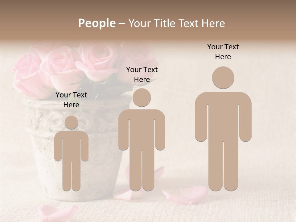 Rose Life Pink PowerPoint Template