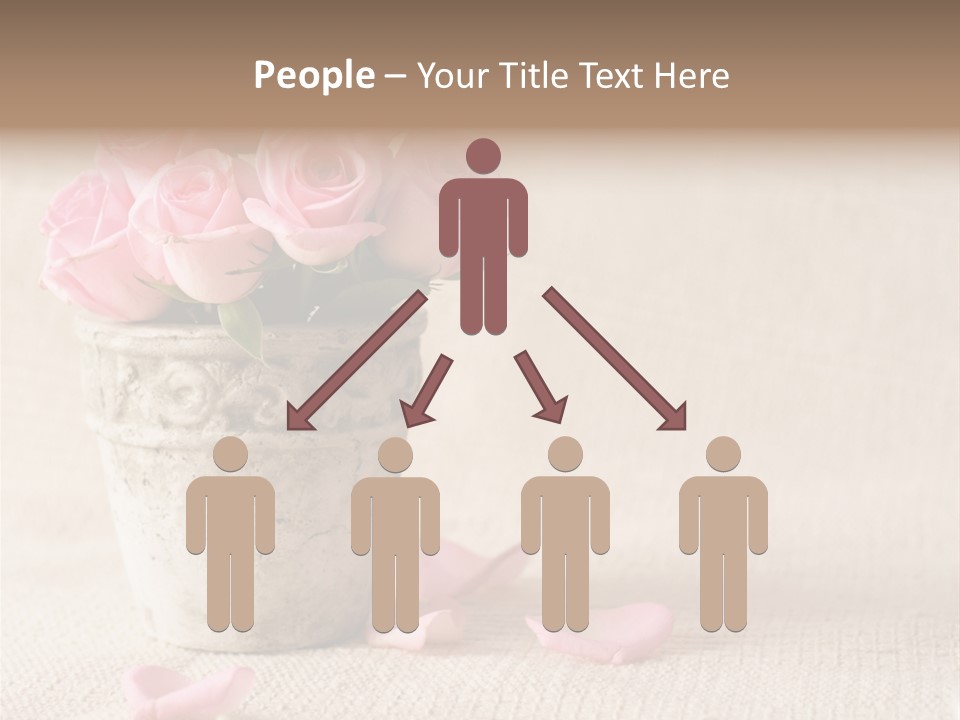 Rose Life Pink PowerPoint Template