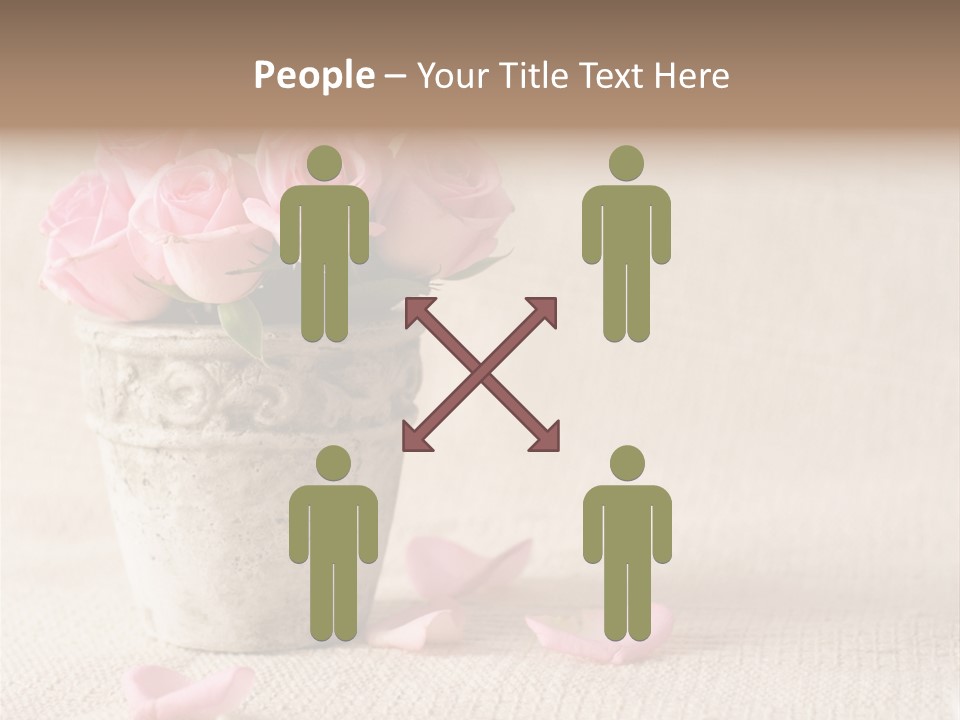 Rose Life Pink PowerPoint Template