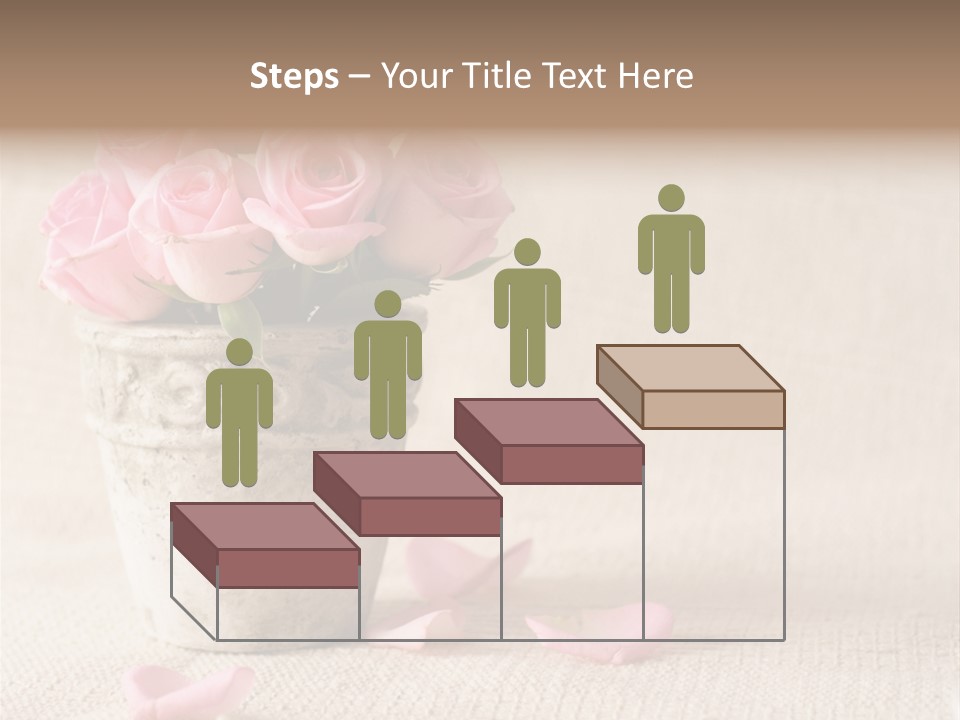 Rose Life Pink PowerPoint Template