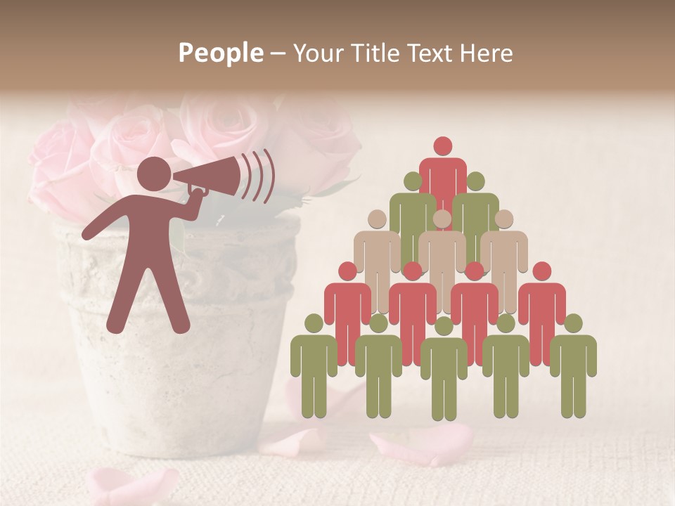 Rose Life Pink PowerPoint Template