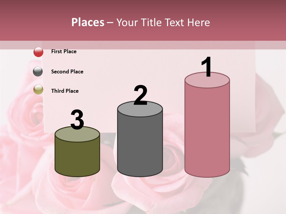 Bouquet Flower Tag PowerPoint Template