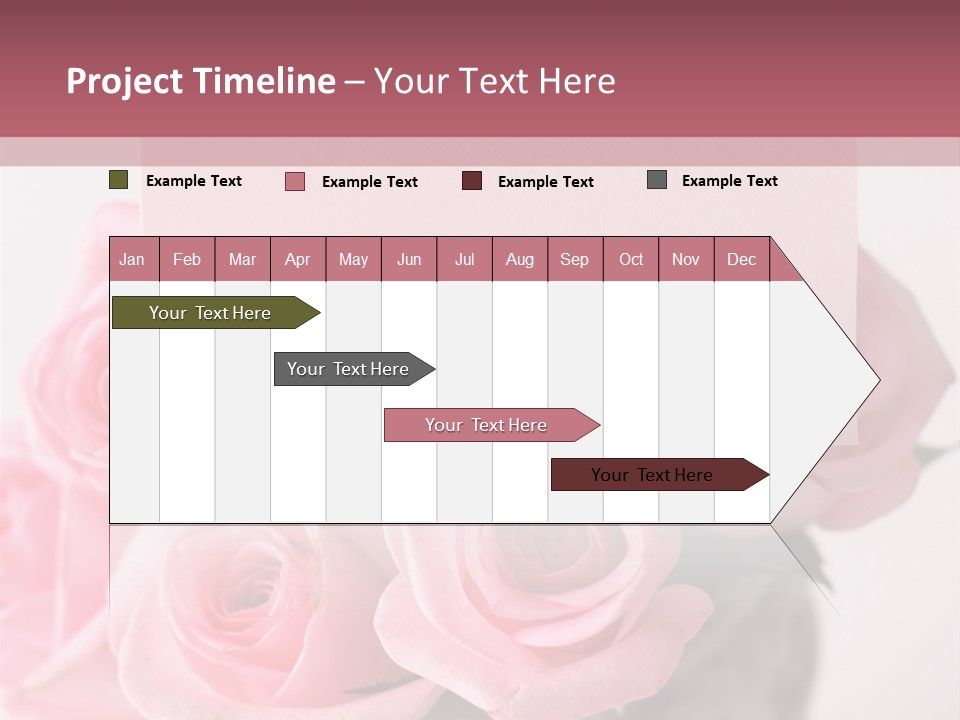 Bouquet Flower Tag PowerPoint Template