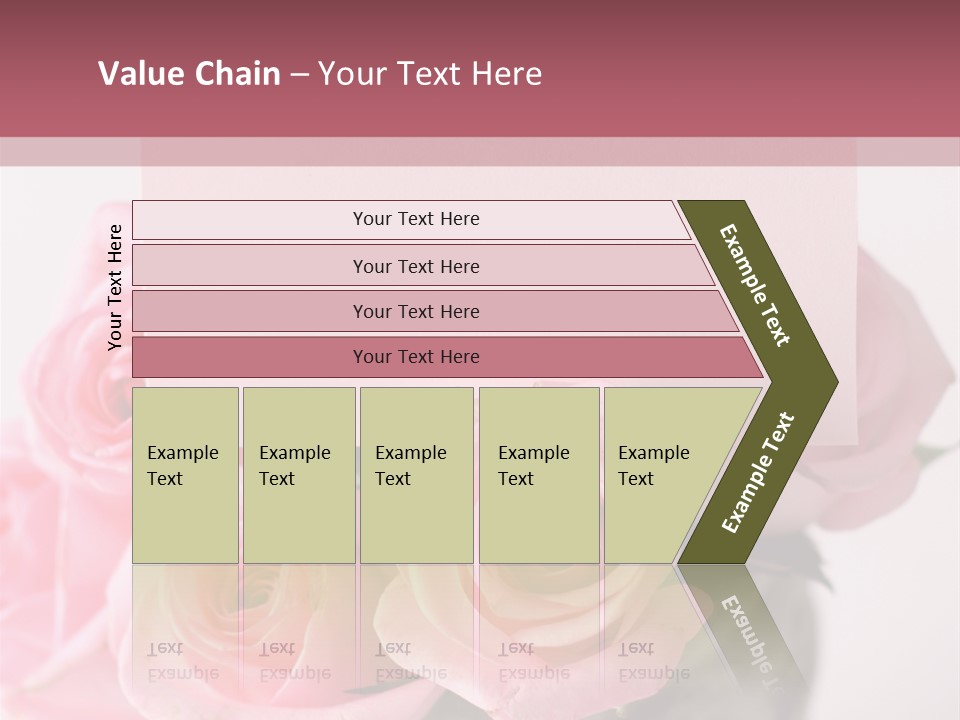 Bouquet Flower Tag PowerPoint Template
