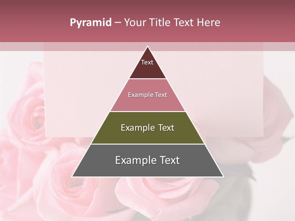 Bouquet Flower Tag PowerPoint Template