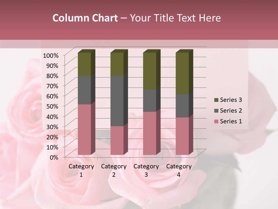 Bouquet Flower Tag PowerPoint Template