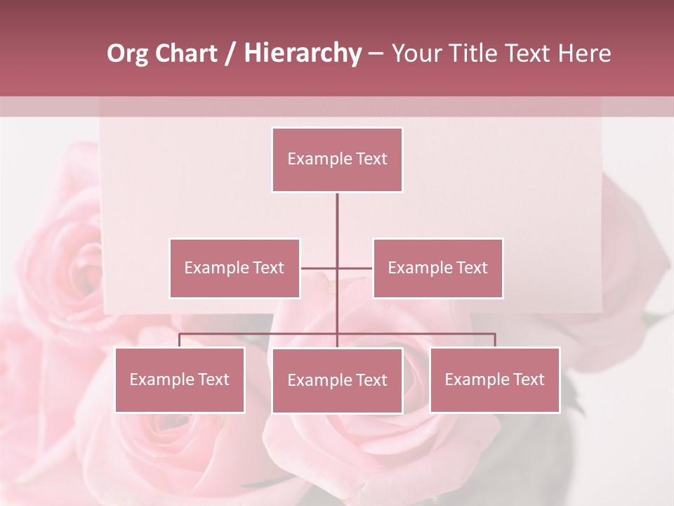 Bouquet Flower Tag PowerPoint Template