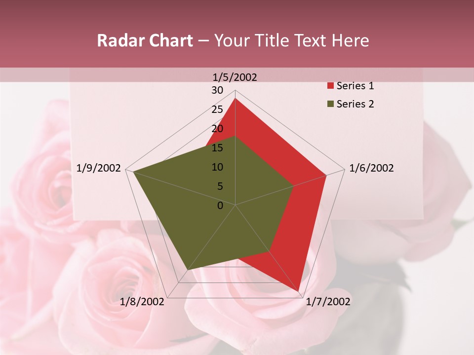 Bouquet Flower Tag PowerPoint Template