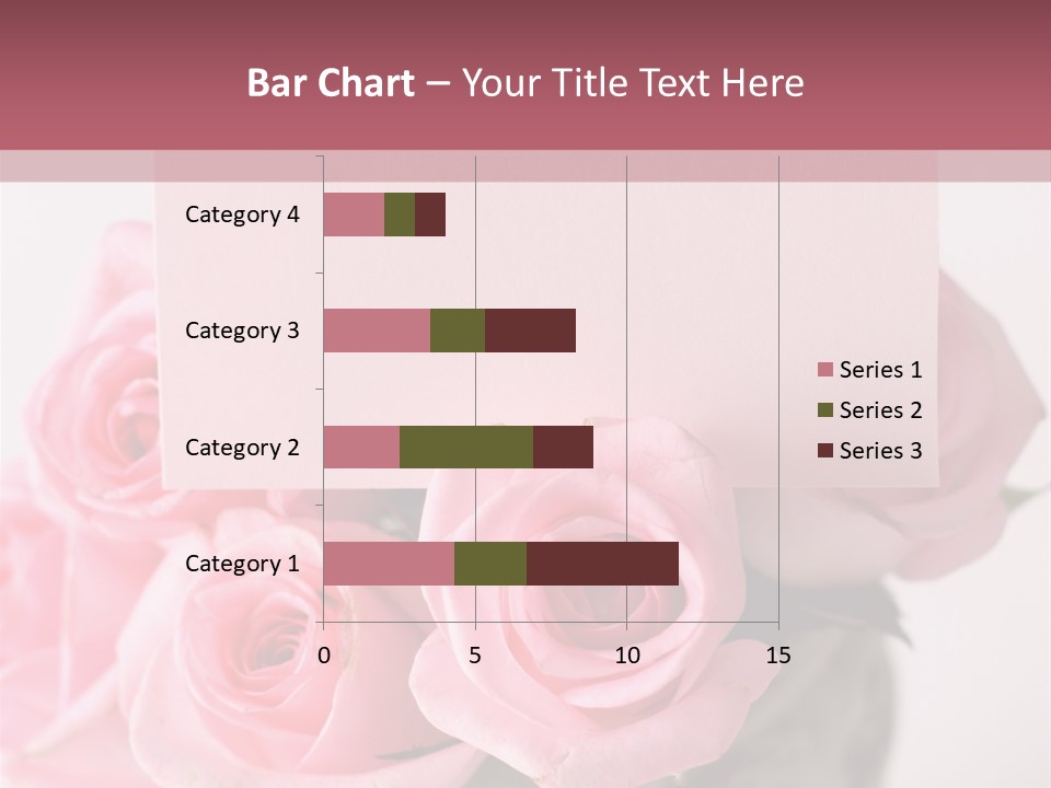 Bouquet Flower Tag PowerPoint Template