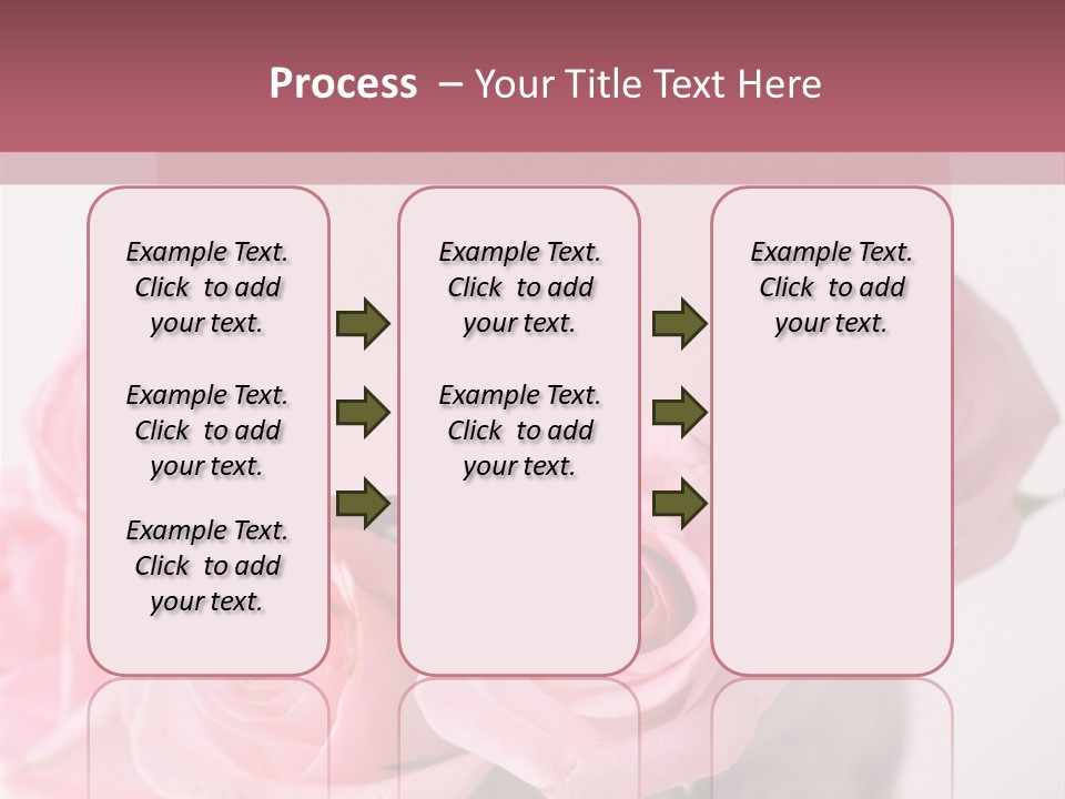 Bouquet Flower Tag PowerPoint Template