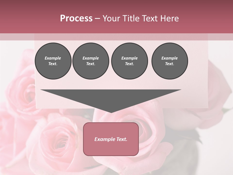 Bouquet Flower Tag PowerPoint Template