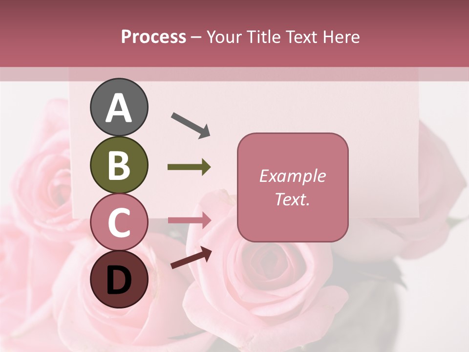 Bouquet Flower Tag PowerPoint Template