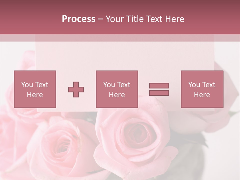 Bouquet Flower Tag PowerPoint Template