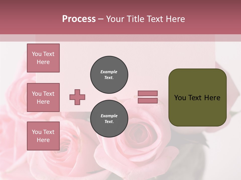 Bouquet Flower Tag PowerPoint Template