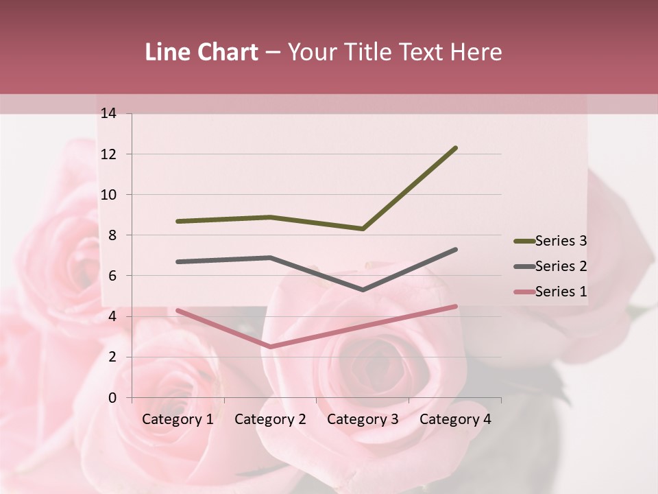 Bouquet Flower Tag PowerPoint Template