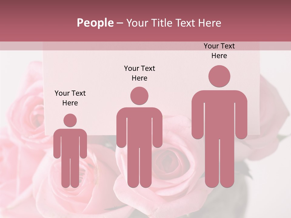 Bouquet Flower Tag PowerPoint Template