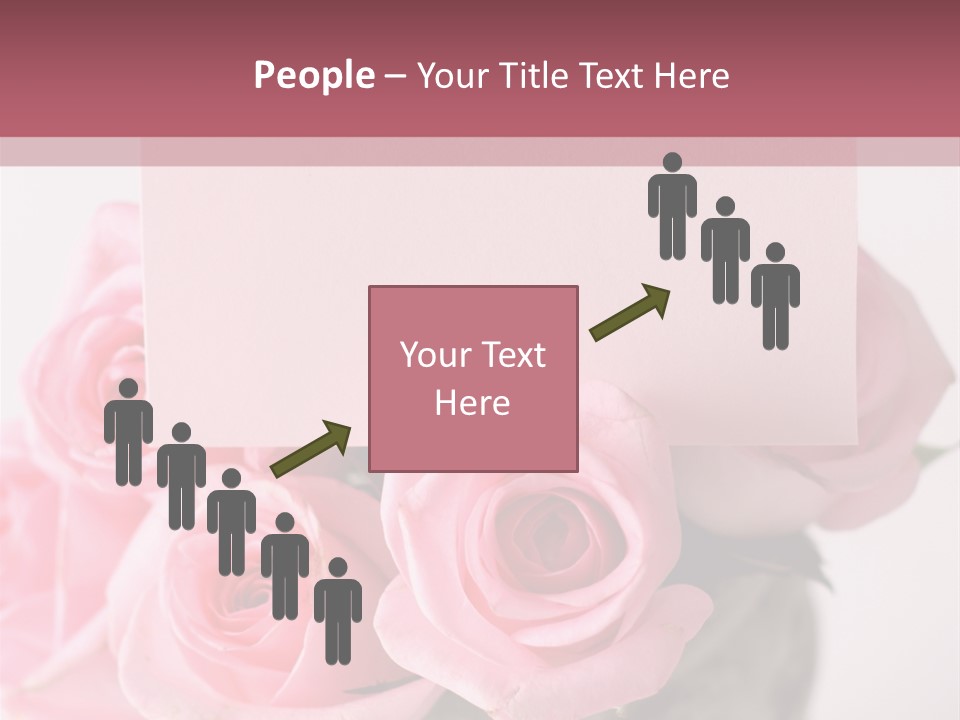 Bouquet Flower Tag PowerPoint Template