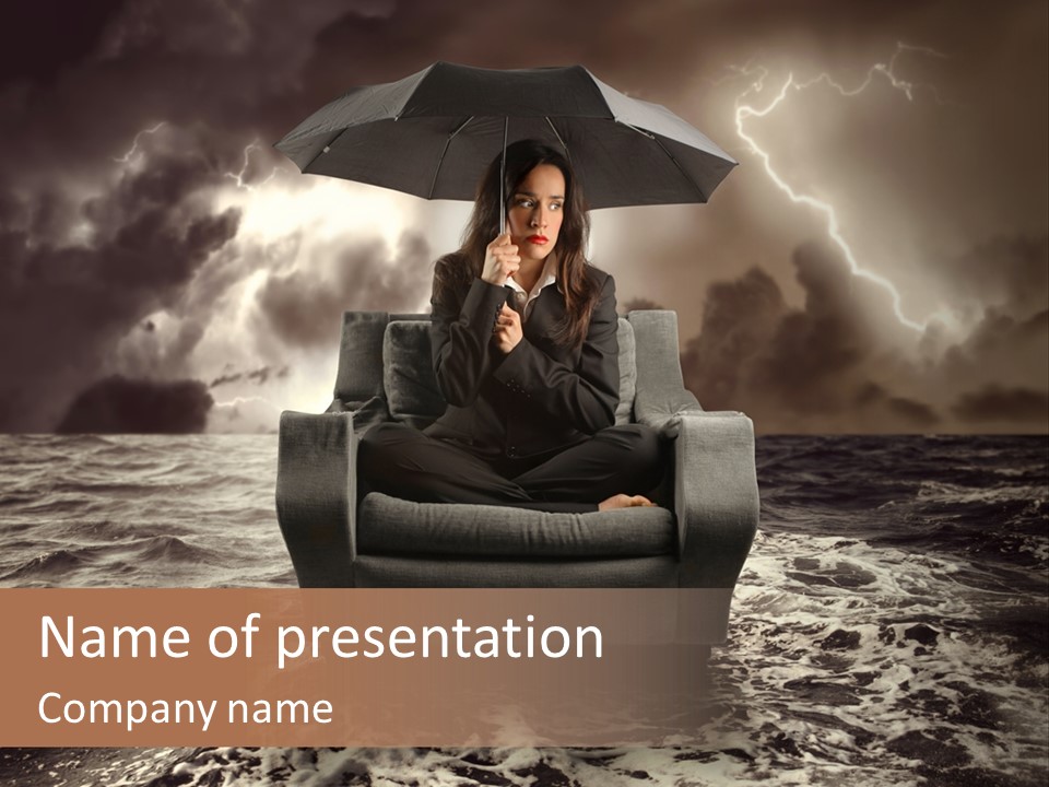 Health Lightning Stress PowerPoint Template