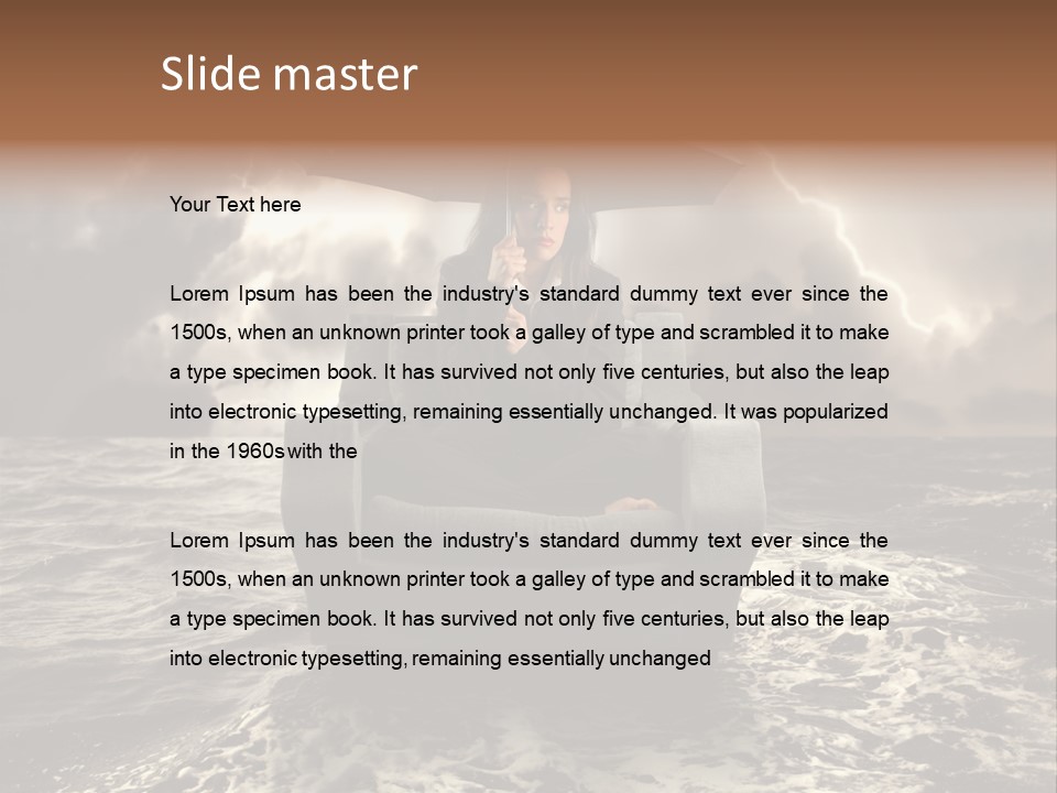 Health Lightning Stress PowerPoint Template