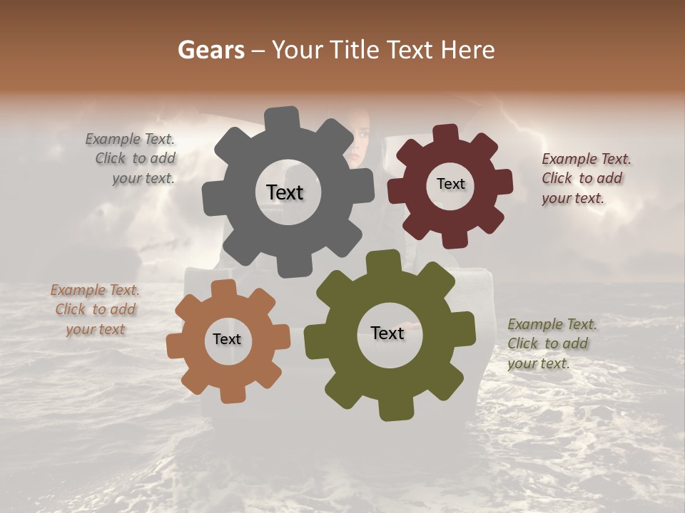 Health Lightning Stress PowerPoint Template