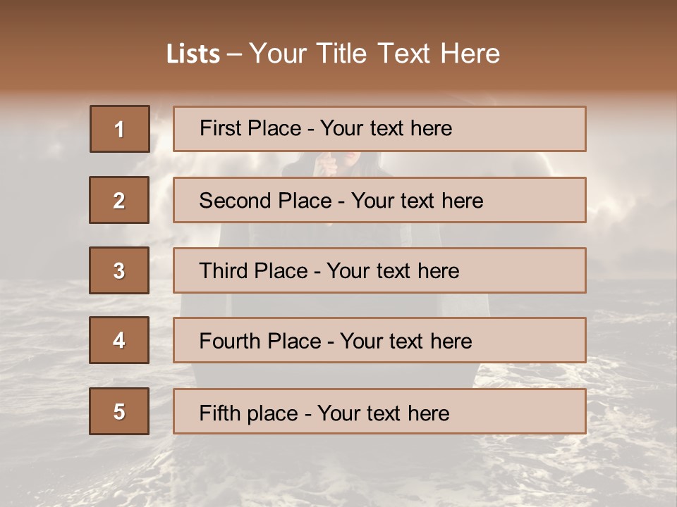 Health Lightning Stress PowerPoint Template
