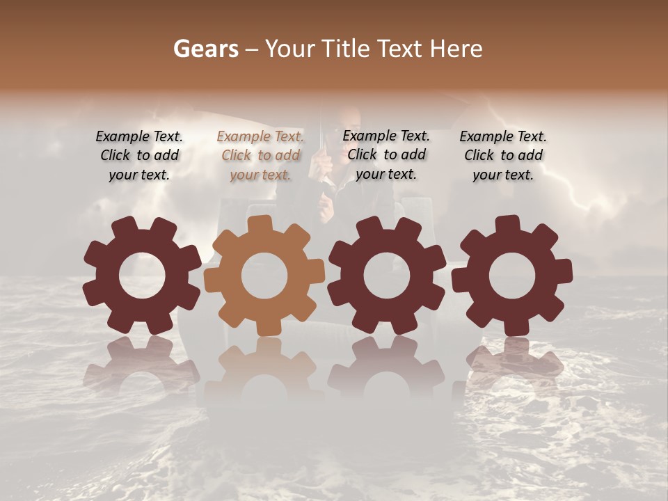 Health Lightning Stress PowerPoint Template