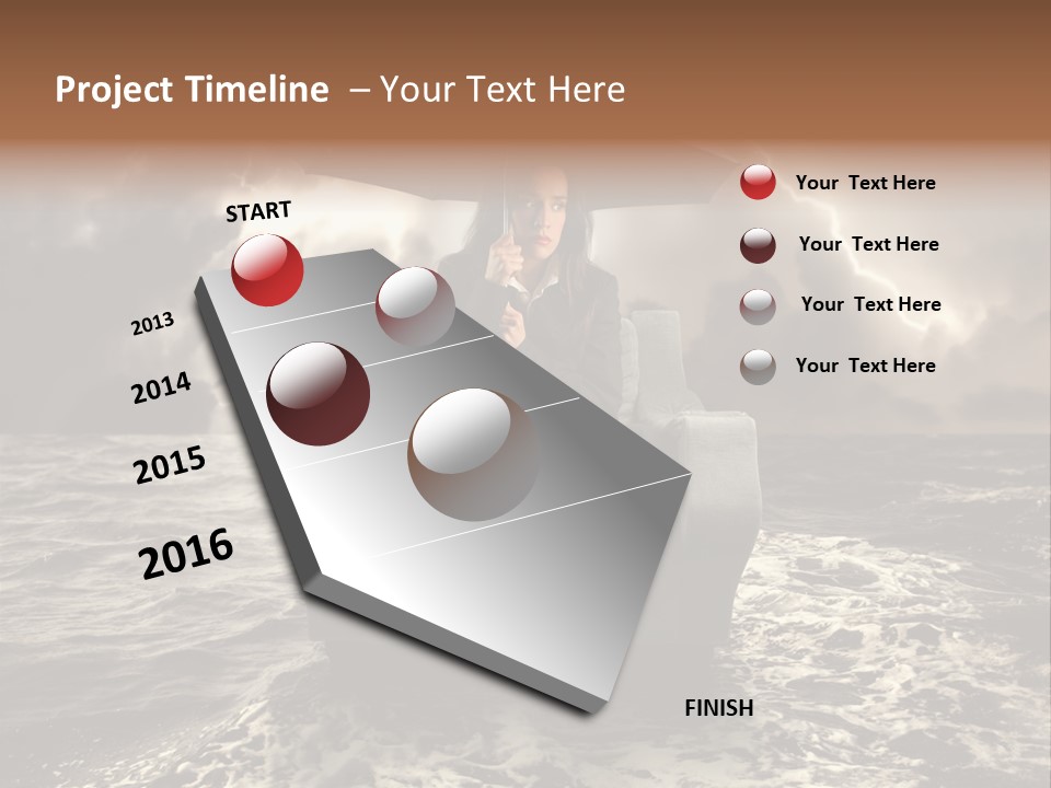 Health Lightning Stress PowerPoint Template